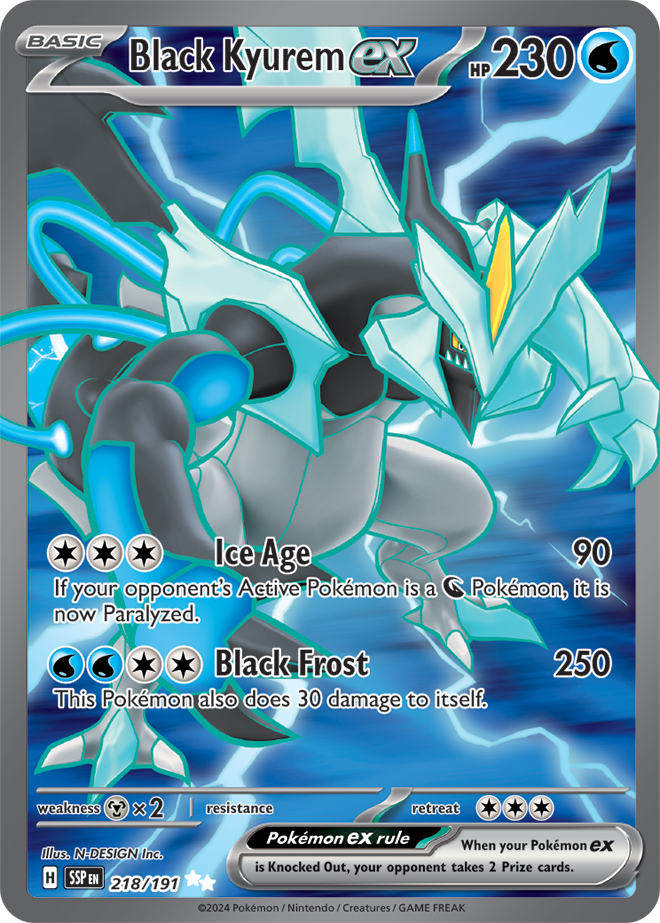 Black Kyurem ex 218/191 (Ultra Rare)