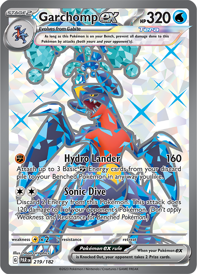 Garchomp ex 219/182 (Ultra Rare)