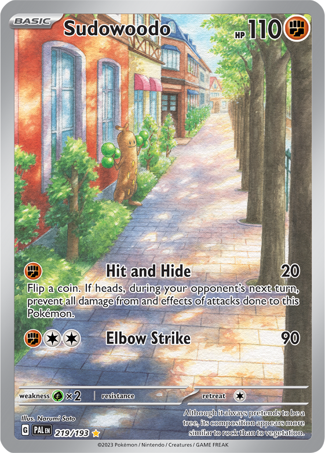 Sudowoodo 219/193 (Illustration Rare)