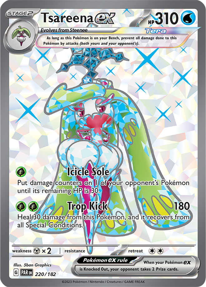 Tsareena ex 220/182 (Ultra Rare)