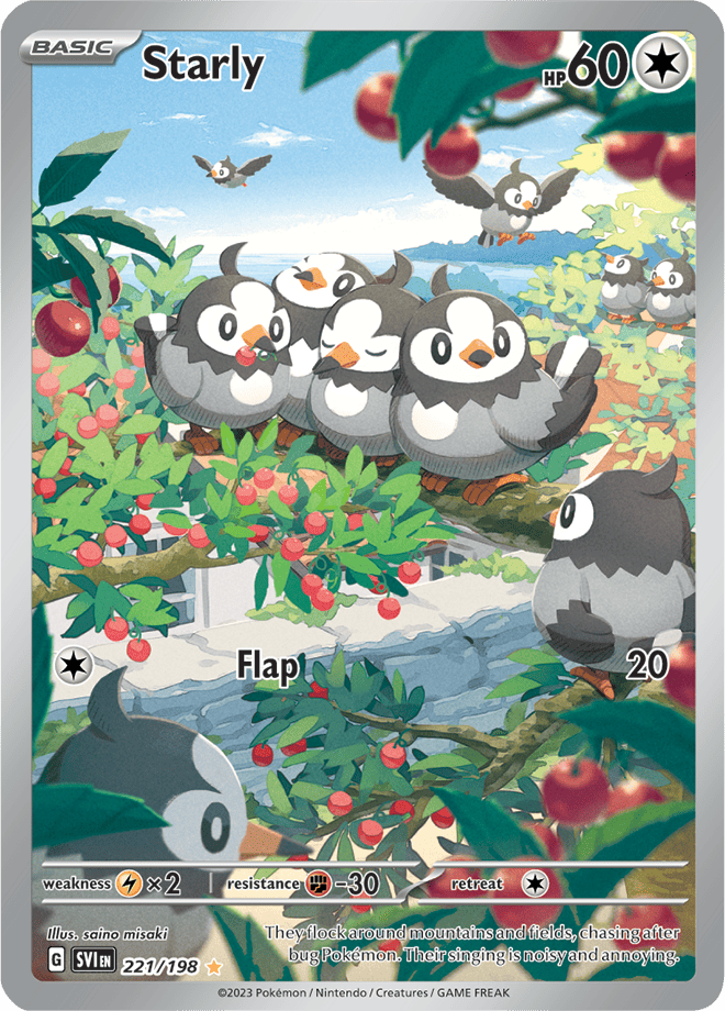 Starly 221/198 (Illustration Rare)
