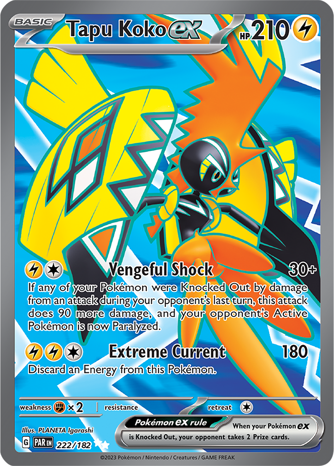 Tapu Koko ex 222/182 (Ultra Rare)