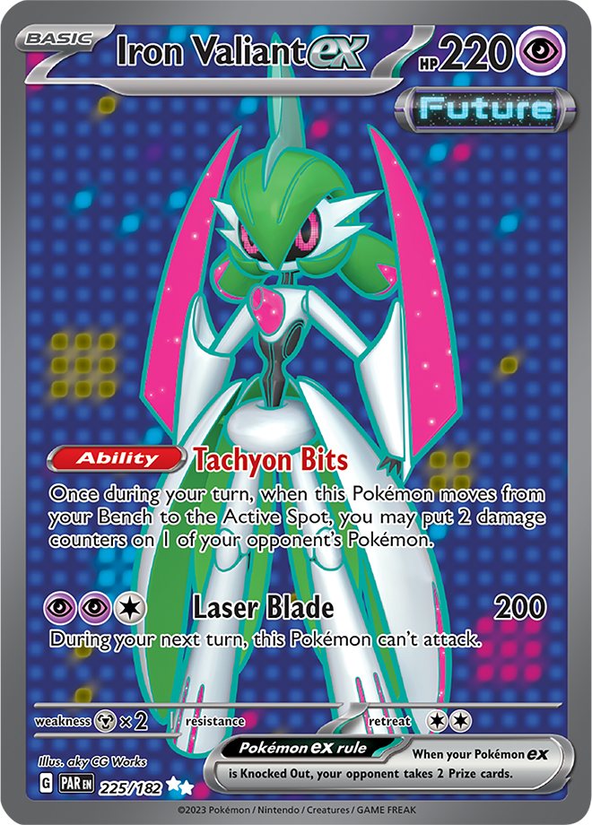 Iron Valiant ex 225/182 (Ultra Rare)