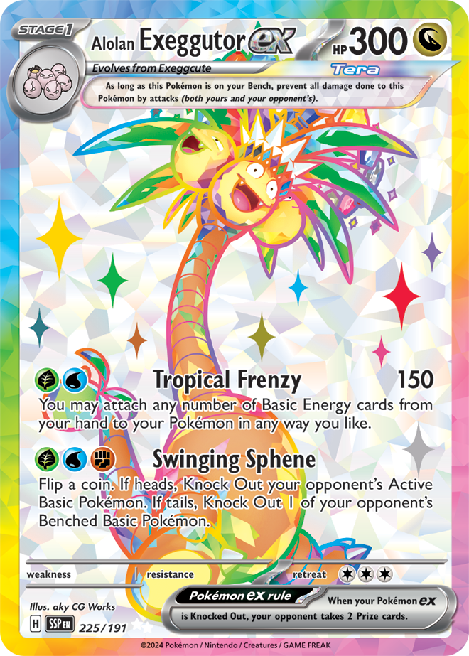 Alolan Exeggutor ex 225/191 (Ultra Rare)