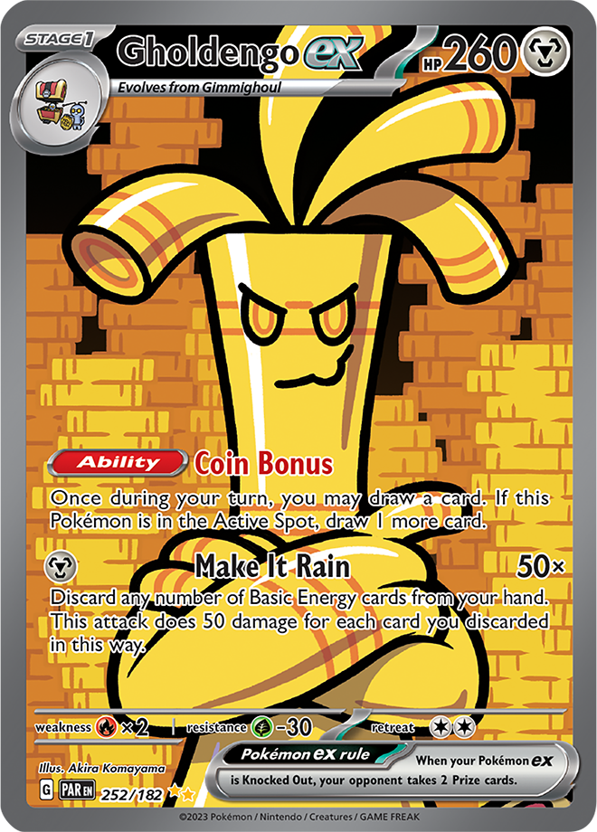 Gholdengo ex 252/182 (Special Illustration Rare)