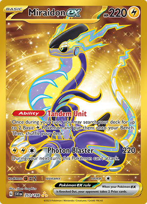 Miraidon ex 253/198 (Hyper Rare)