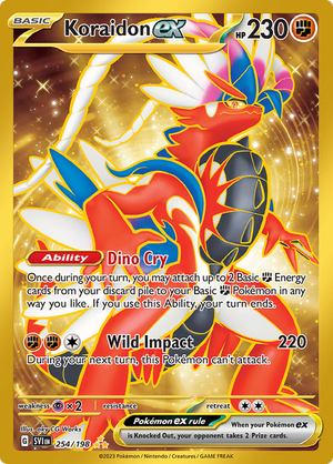 Koraidon ex 254/198 (Hyper Rare)