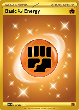 Basic Fighting Energy 258/198 (Hyper Rare)