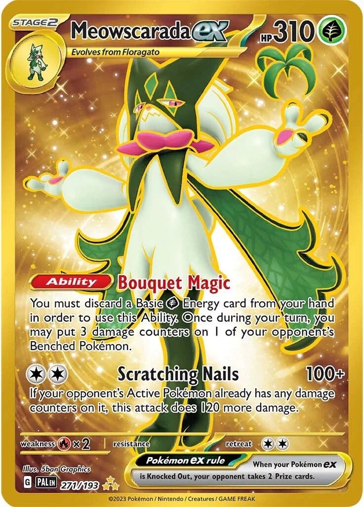 Meowscarada ex 271/193 (Hyper Rare)