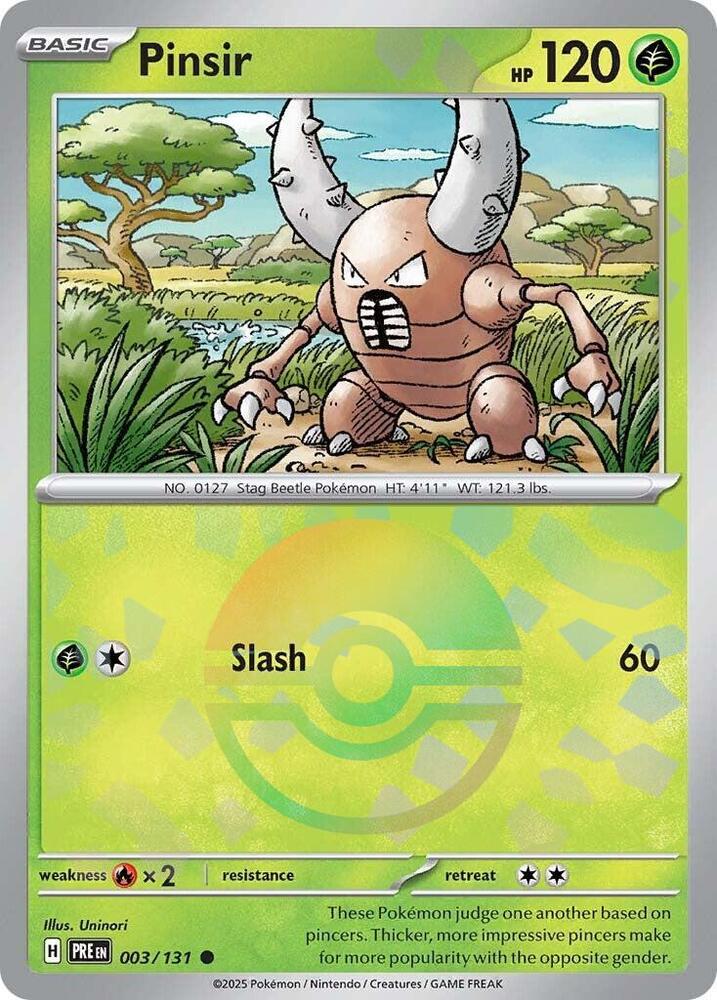 Pinsir 003/131 (Poke Ball Pattern)