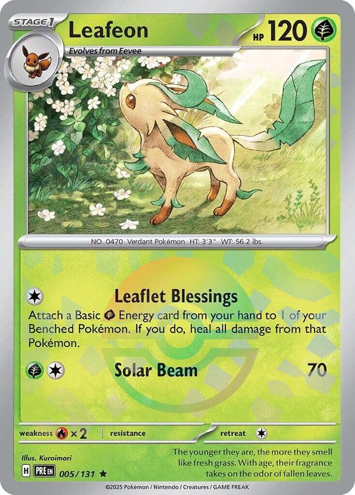 Leafeon 005/131 (Poke Ball Pattern)