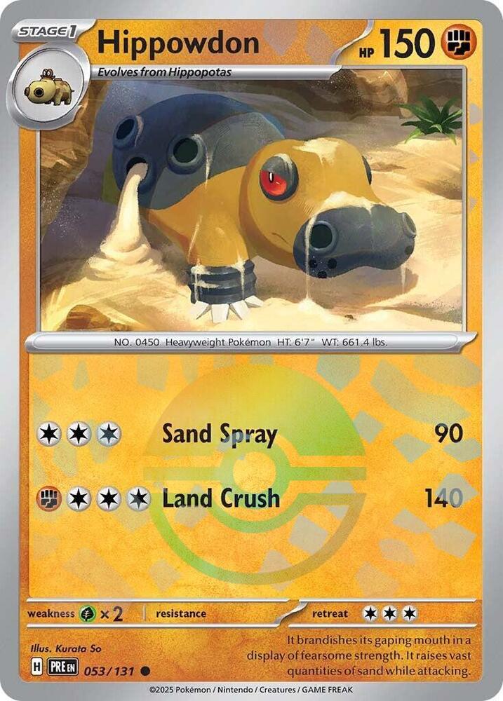 Hippowdon 053/131 (Poke Ball Pattern)