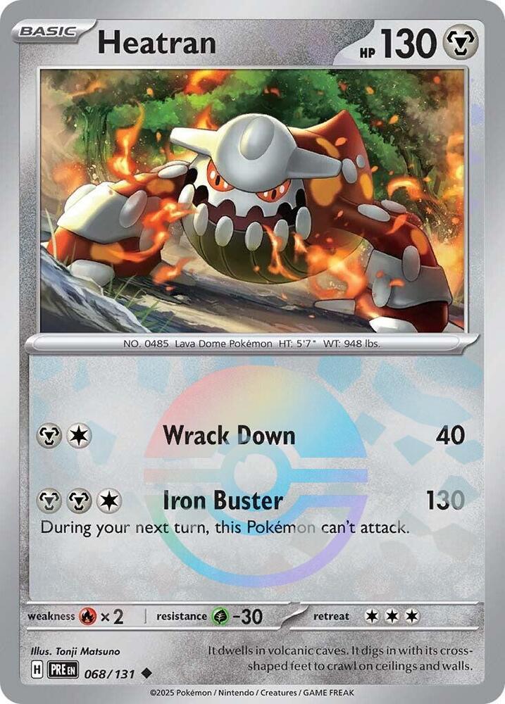 Heatran 068/131 (Poke Ball Pattern)