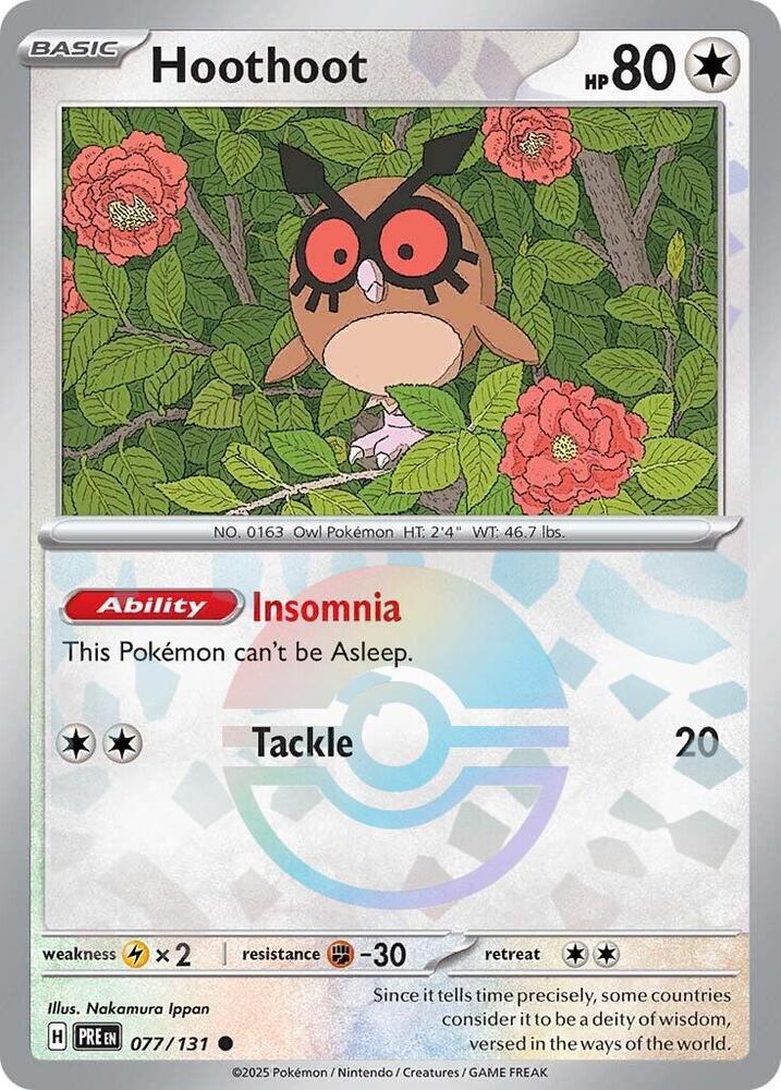 Hoothoot 077/131 (Poke Ball Pattern)