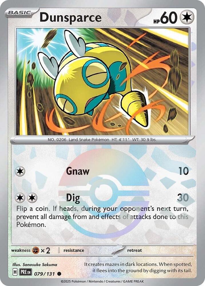 Dunsparce 079/131 (Poke Ball Pattern)