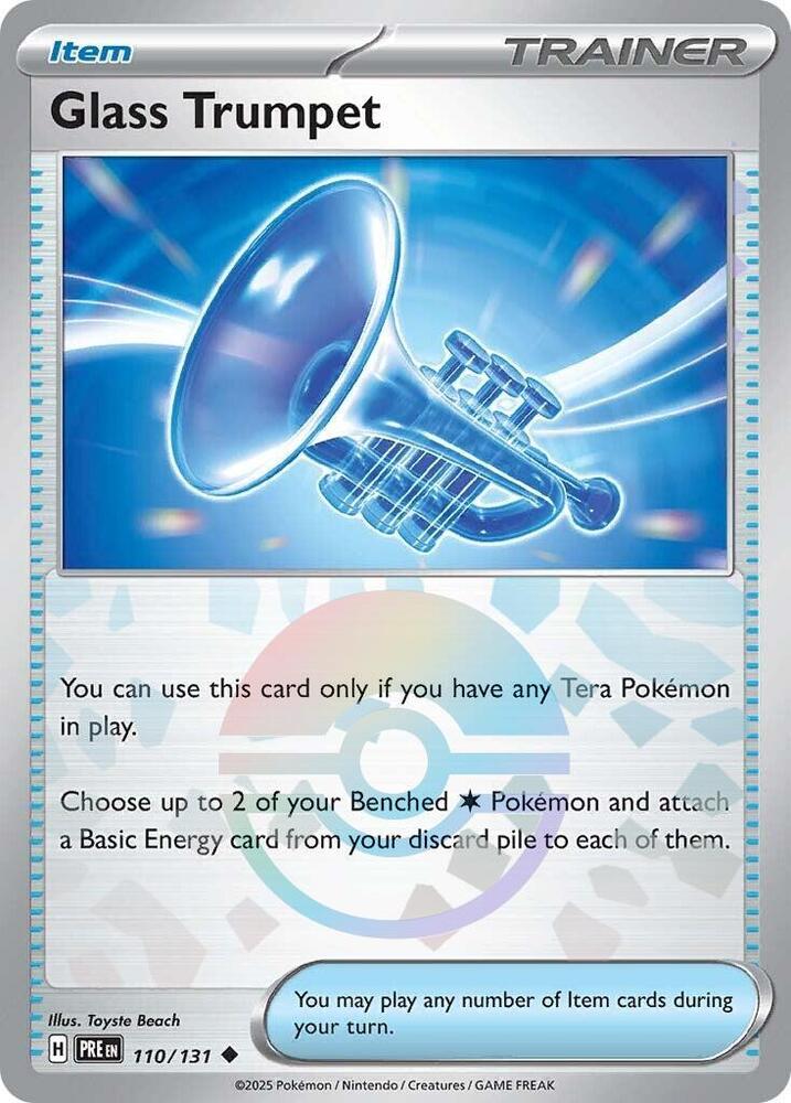 Glass Trumpet 110/131 (Poke Ball Pattern)
