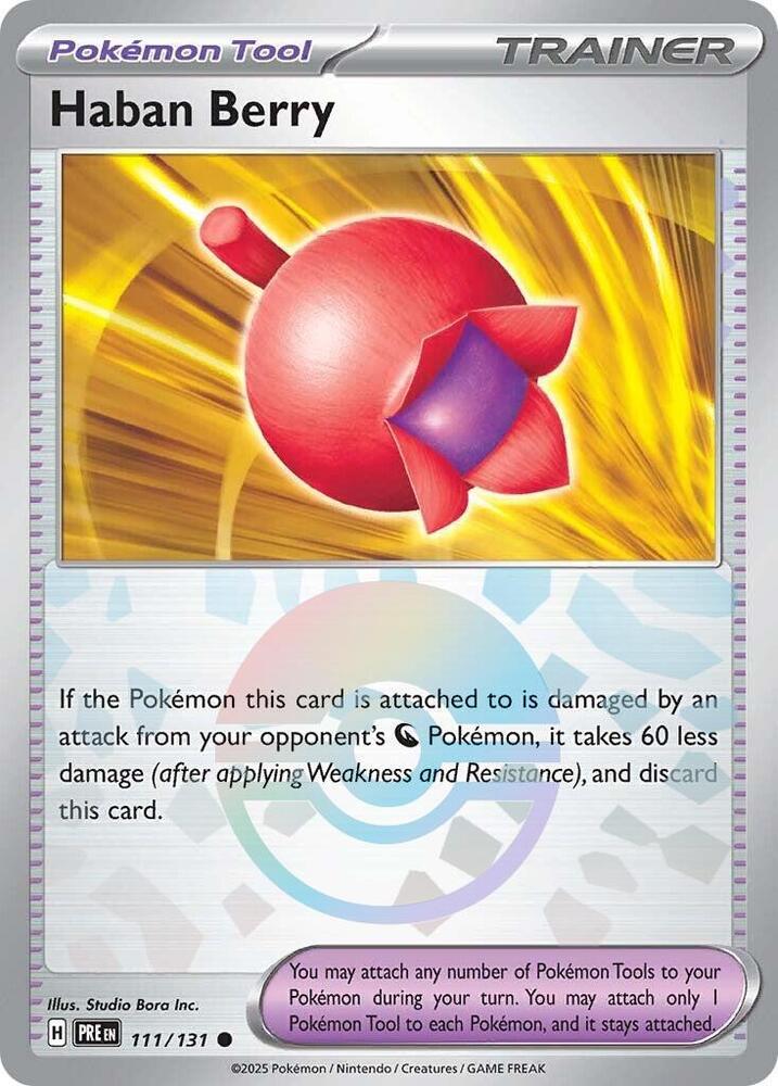 Haban Berry 111/131 (Poke Ball Pattern)