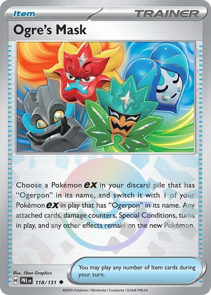 Ogre's Mask 118/131 (Poke Ball Pattern)