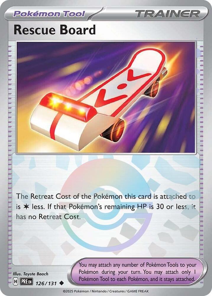 Rescue Board 126/131 (Poke Ball Pattern)