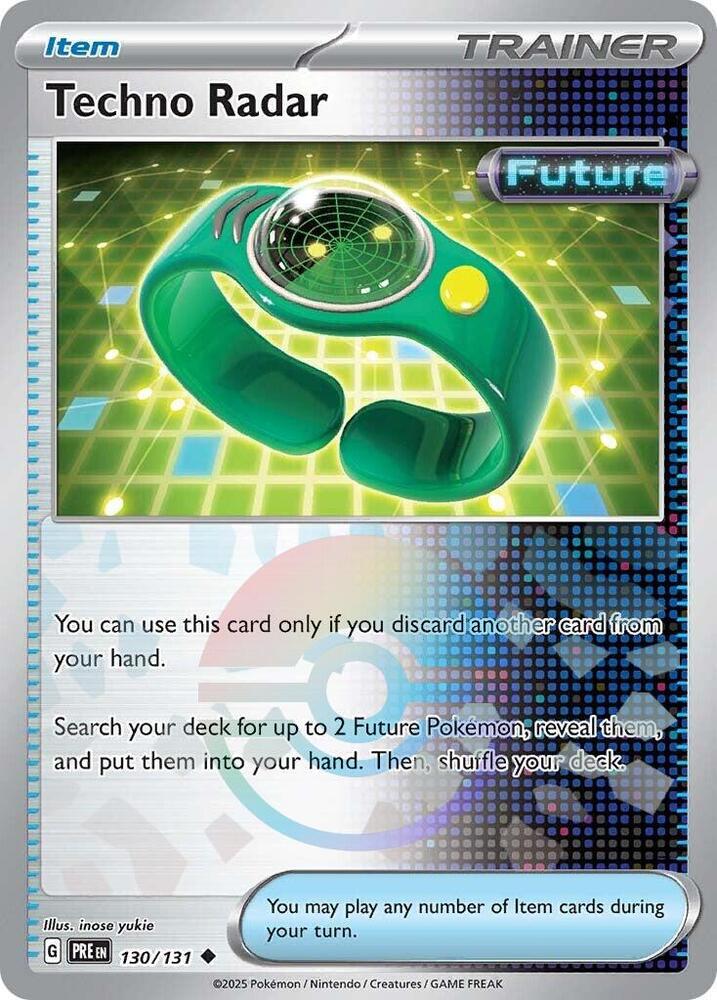Techno Radar 130/131 (Poke Ball Pattern)