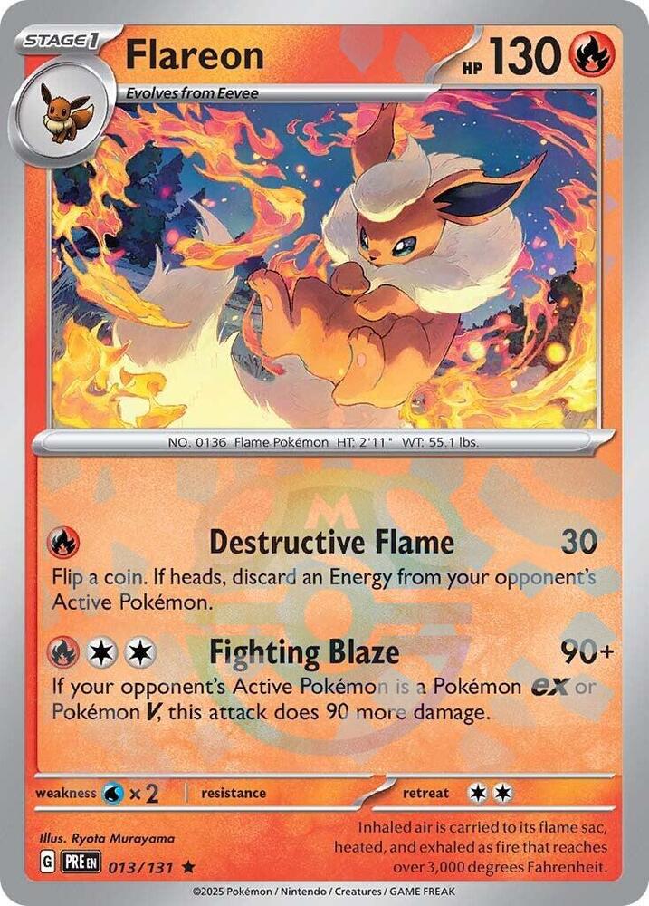 Flareon 013/131 (Master Ball Pattern)