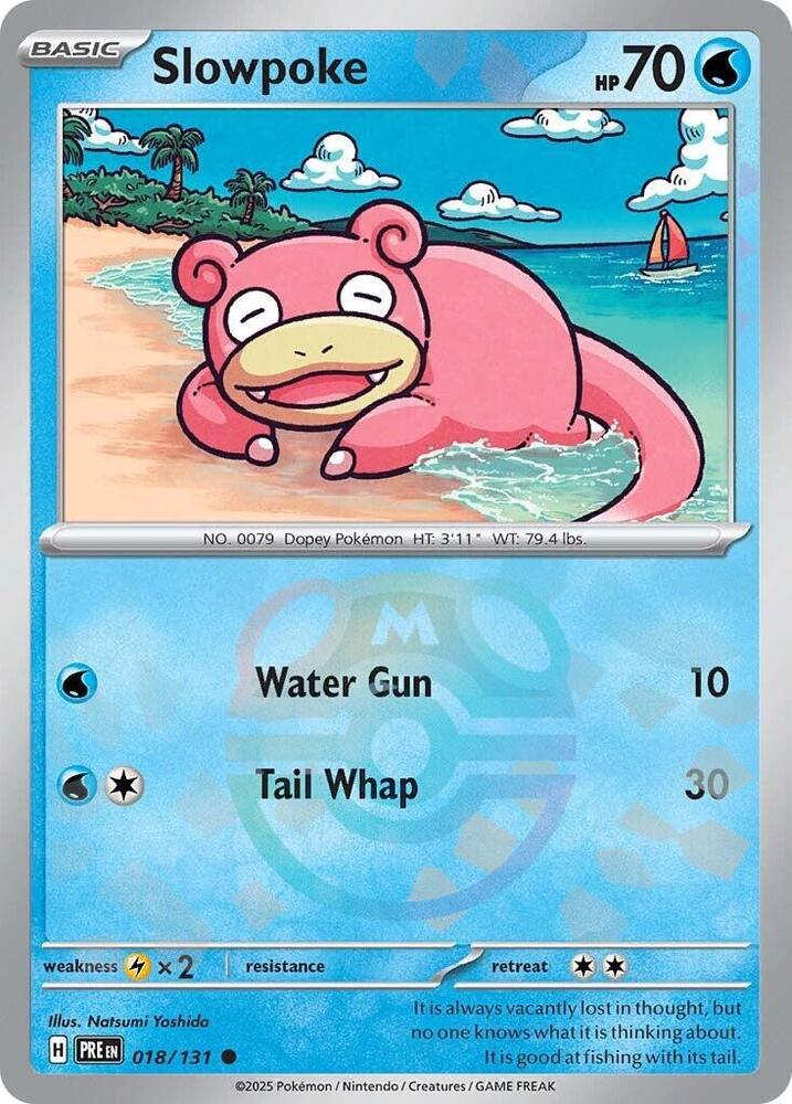 Slowpoke 018/131 (Master Ball Pattern)