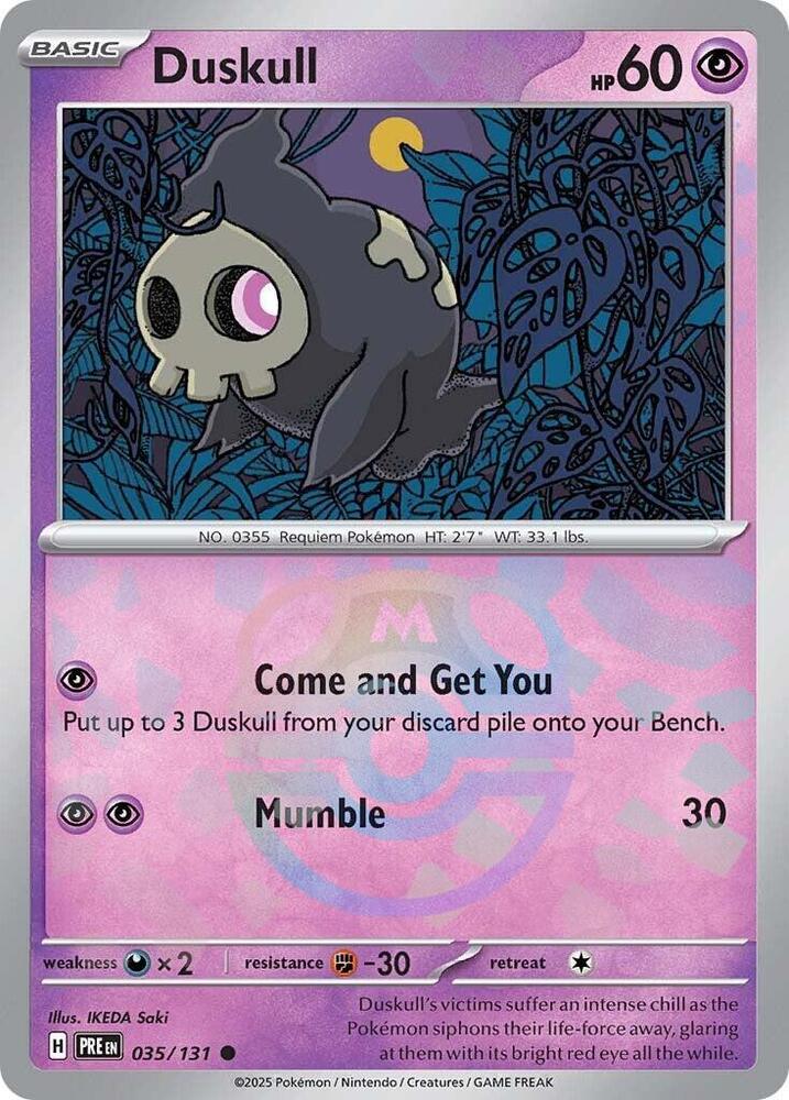 Duskull 035/131 (Master Ball Pattern)