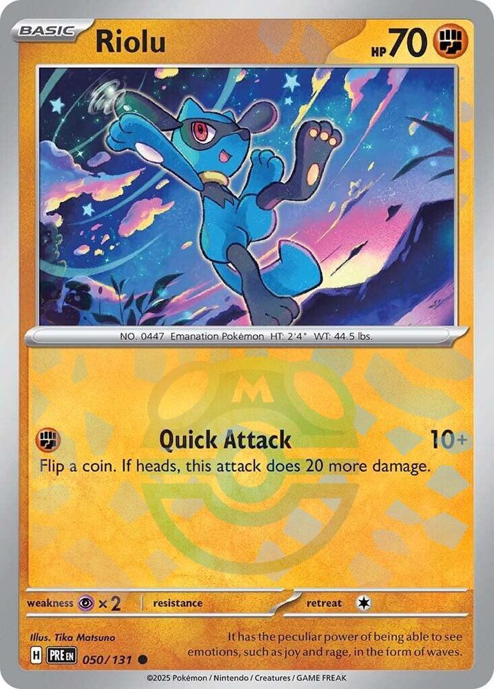 Riolu 050/131 (Master Ball Pattern)