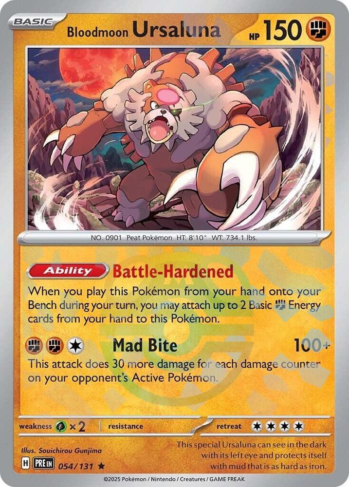 Bloodmoon Ursaluna 054/131 (Master Ball Pattern)