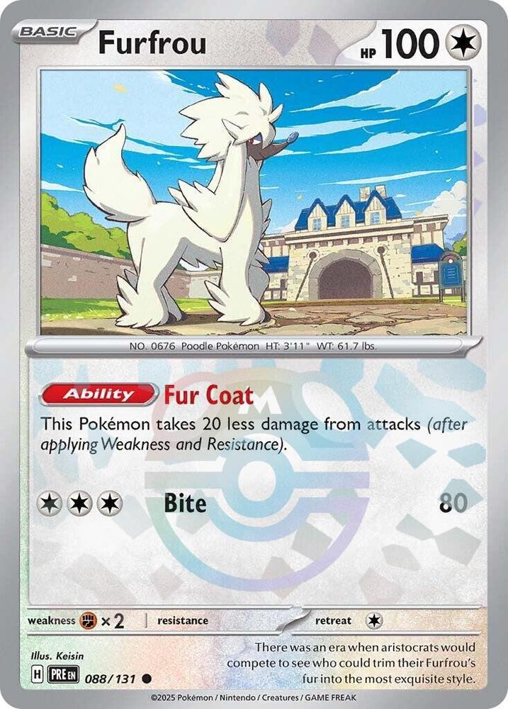 Furfrou 088/131 (Master Ball Pattern)