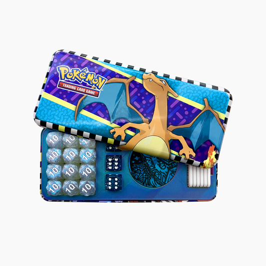 Dice/coin box charizard (inserto para lata)