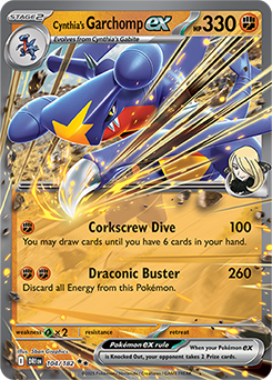 Cynthia's Garchomp ex 104/182