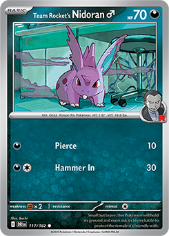 Team Rocket's Nidoran? 117/182