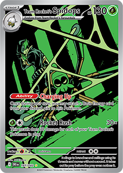Team Rocket's Spidops 187/182 (Illustration Rare)