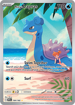 Misty's Lapras 194/182 (Illustration Rare)