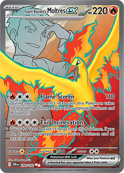 Team Rocket's Moltres ex 208/182 (Ultra Rare)