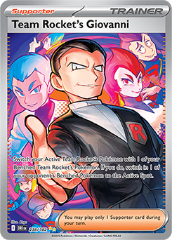 Team Rocket's Giovanni 238/182 (Special Illustration Rare)