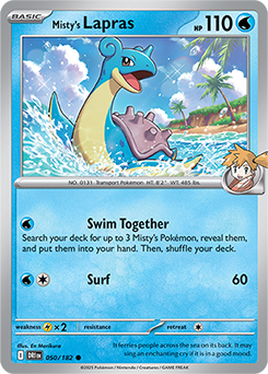 Misty's Lapras 050/182