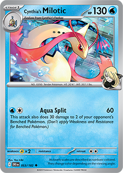 Cynthia's Milotic 053/182