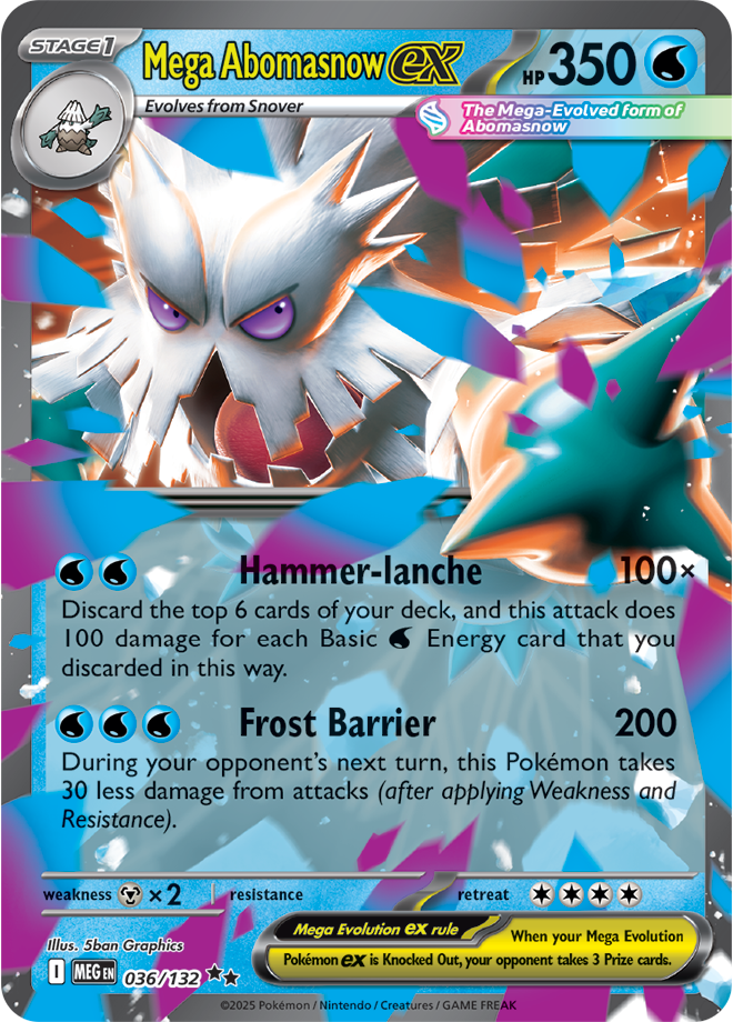 Mega Abomasnow ex 036/132