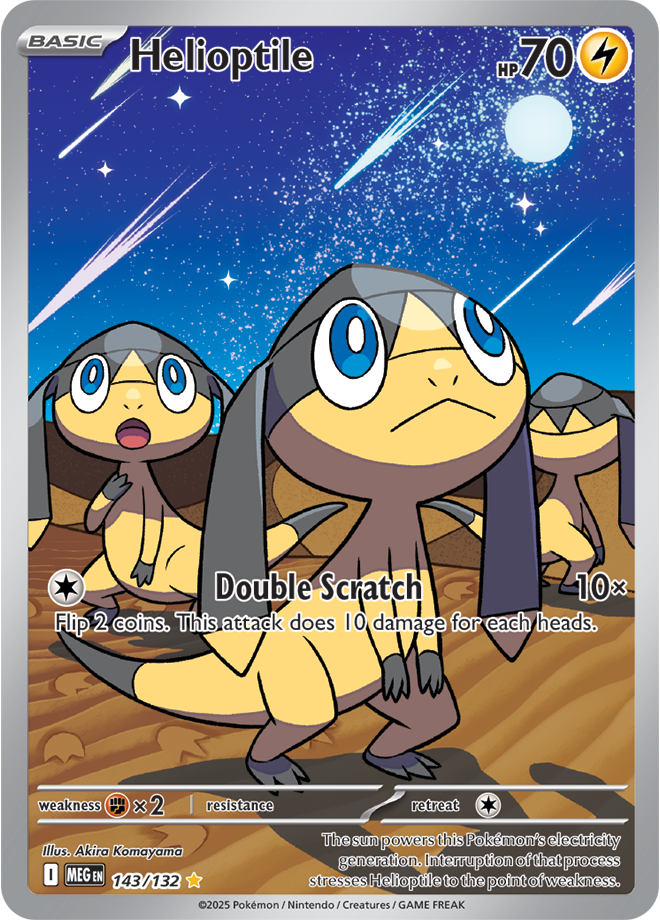 Helioptile 143/132 (Illustration Rare)