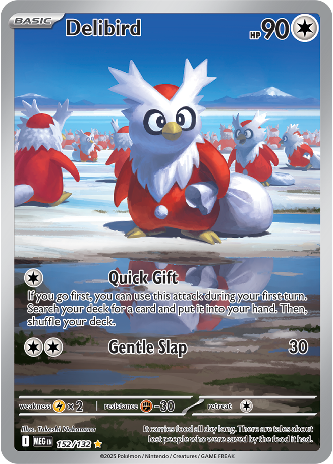 Delibird 152/132 (Illustration Rare)