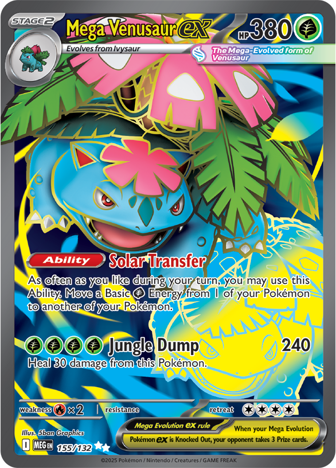 Mega Venusaur ex 155/132 (Ultra Rare)