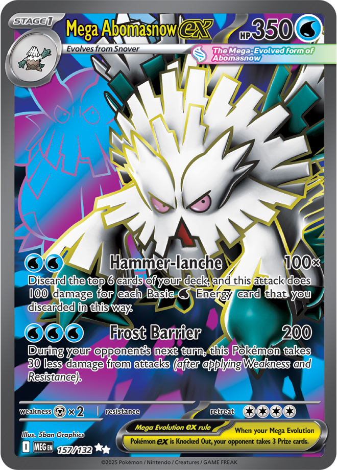 Mega Abomasnow ex 157/132 (Ultra Rare)