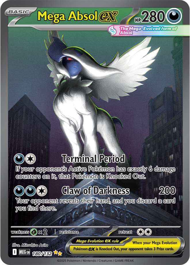 Mega Absol ex 180/132 (Special Illustration Rare)