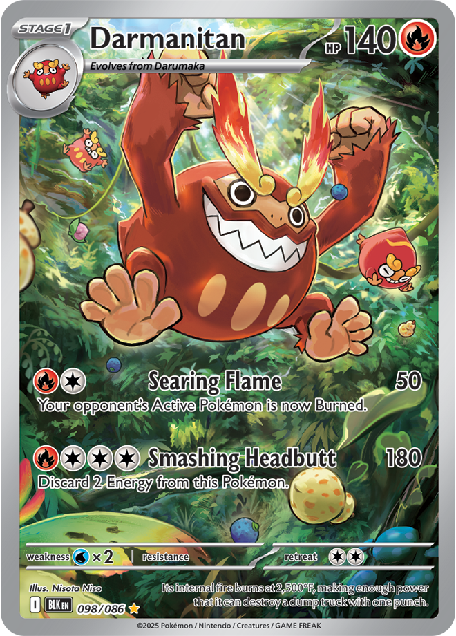 Darmanitan 098/086 (Illustration Rare)