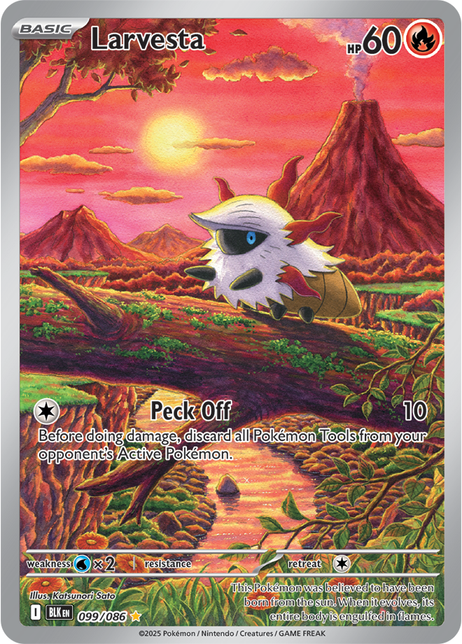 Larvesta 099/086 (Illustration Rare)