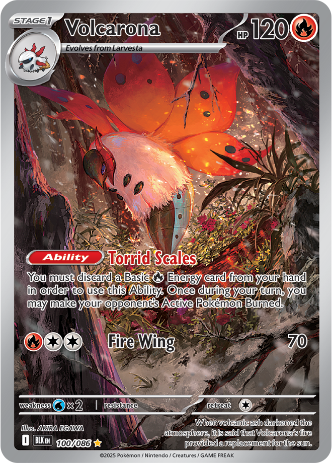 Volcarona 100/086 (Illustration Rare)