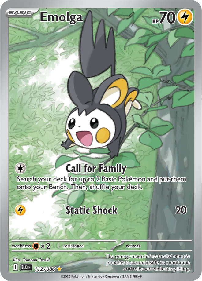 Emolga 112/086 (Illustration Rare)