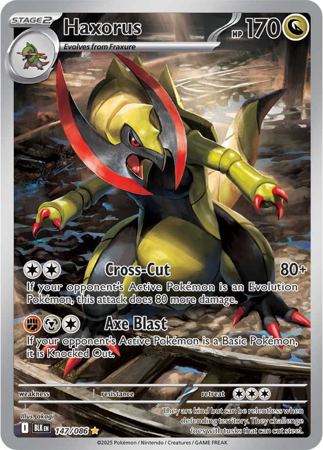 Haxorus 147/086 (Illustration Rare)